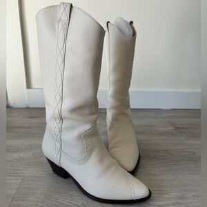 Schutz Leather Western Boots